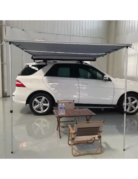 Toldo BRAGUSCAMP 4x4 Camper con Luz LED | 2,5x3m Gris Oscuro