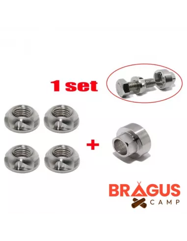 BRAGUSCAMP Diebstahlschutz-Kit für Dachzelte Maximum Outdoor