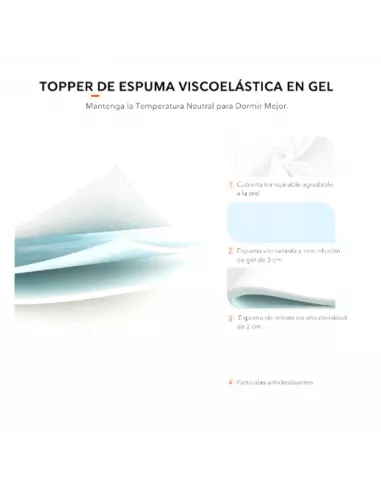 Topper Espuma Conforto 120x200cm Braguscamp Tenda de Teto