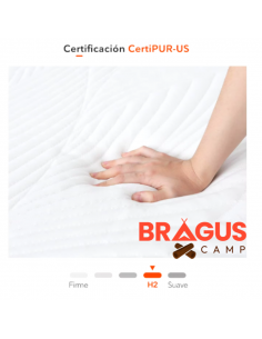 Comfort Foam Topper 120x200cm for Braguscamp Roof Tents