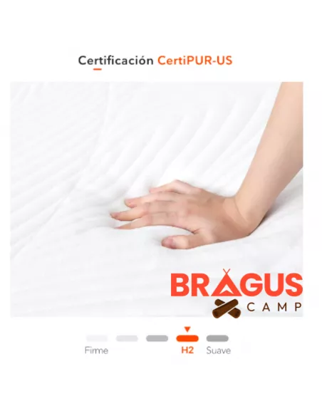 Topper din Spumă Confort 120x200 Braguscamp – Somn Premium