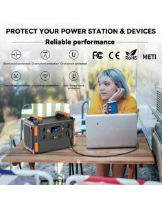 Przenośny Generator Flashfish F132 1048Wh 1000W Niezawodność 2