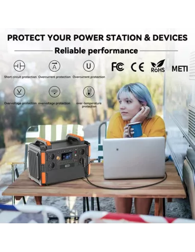 Flashfish F132 Générateur Portable 1048Wh 1000W – Puissance et Liberté