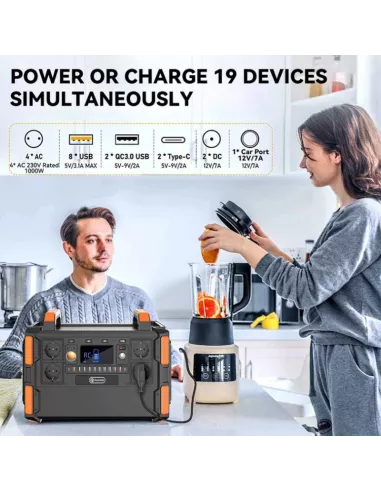 Flashfish F132 Mobiler Generator 1048Wh 1000W – Power für Abenteuer