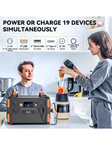 FlashFish F132 Stazione Energia Generatore Portatile 1048Wh