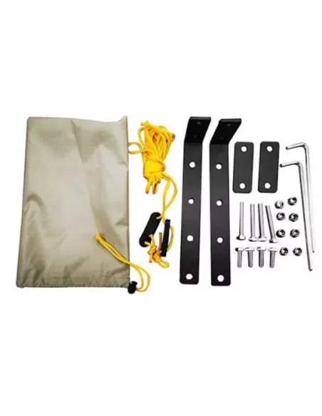 Toldo BRAGUSCAMP 4x4 Camper con Luz LED Incluida | 2x2,5 m Caqui