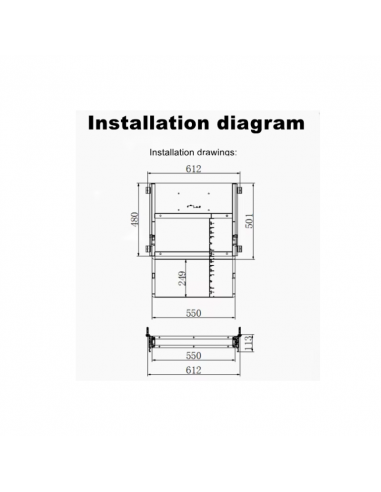Stopień Elektryczny Vanlook Aluminium 550mm do kampera