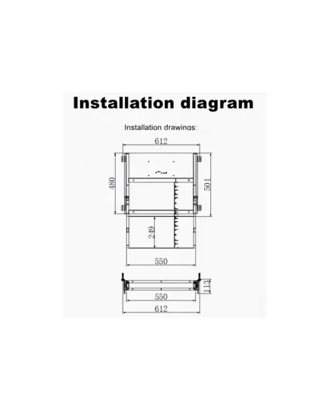 Escalón Eléctrico Vanlook Aluminio 550mm Camper Autocaravana