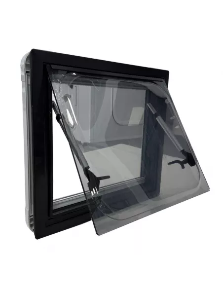 Ventana abatible Vanlook 950x450mm con oscurecedor y mosquitera premium