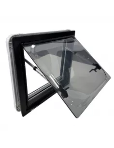 Hinged Window Vanlook 1100x450mm with Blind and Mosquito Net