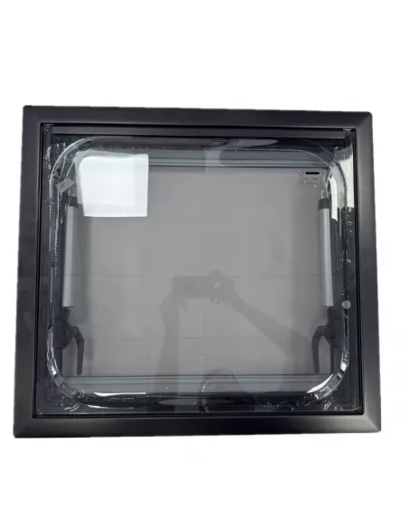 Janela Basculante Vanlook 900x350mm com Persiana e Rede Mosquiteira