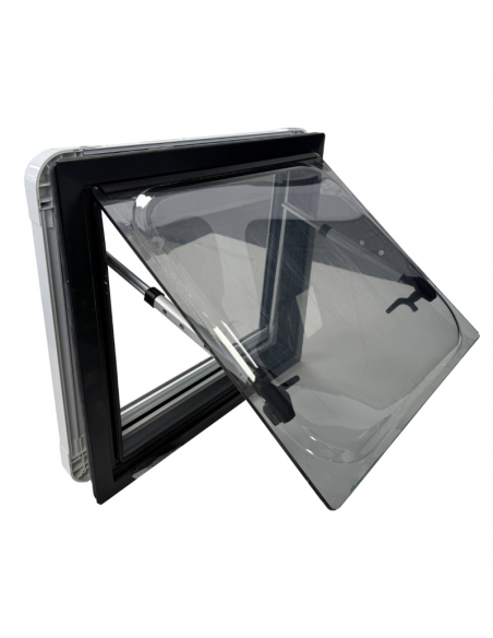 Ventana Abatible Vanlook 900x350mm con Oscurecedor y Mosquitera
