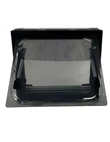 Fereastră Basculantă Vanlook 1200x500mm cu Jaluzea și Plasă de Insecte