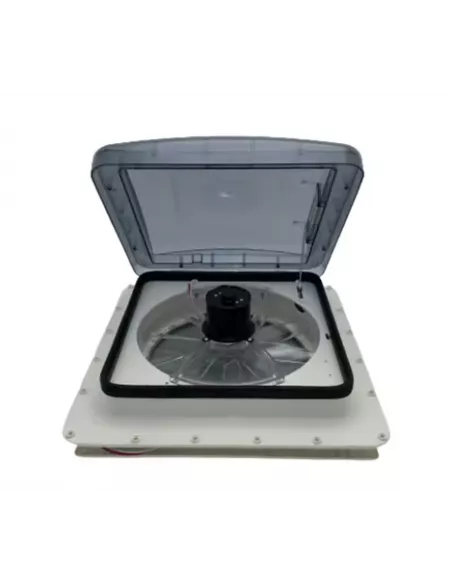 Lucarne Camper 400x400mm avec ventilateur, toit camping-car