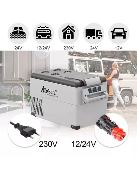Nevera Congelador Camper 35L Alpicool CF35 potente portátil