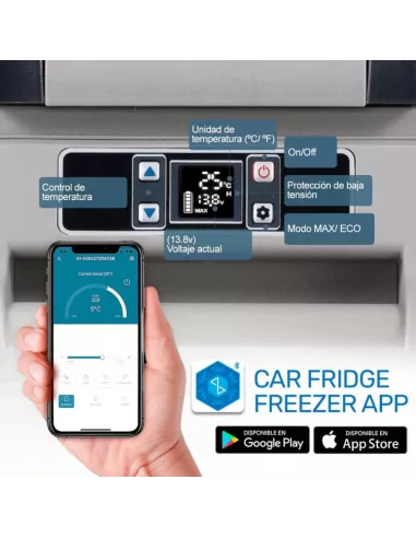 Frigo Congélateur Camping-car 55L Glacière-congélateur