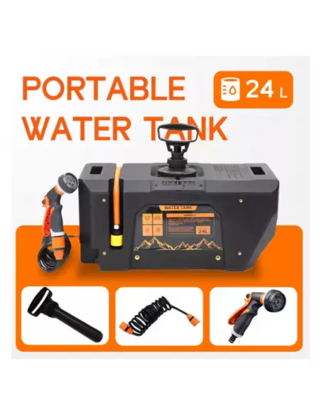 Shower Water Tank 24L for Camper & Camping Use