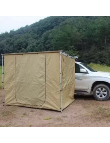 Enclos avec Sol 2mx2.5m con suelo, toldo caqui, camping