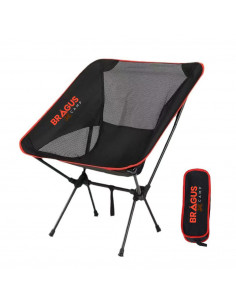 Silla plegable camping 38×12×12cm Braguscamp T99