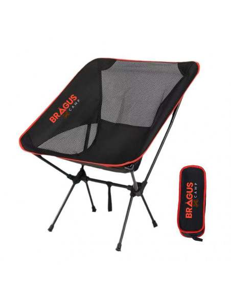 Silla plegable camping 38×12×12cm Braguscamp T99