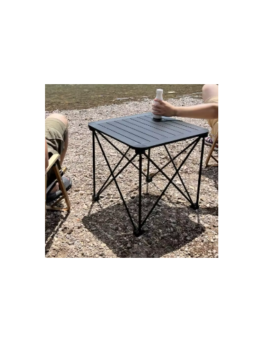 Składany stół kempingowy 46×46×45cm wytrzymały, kompaktowy
