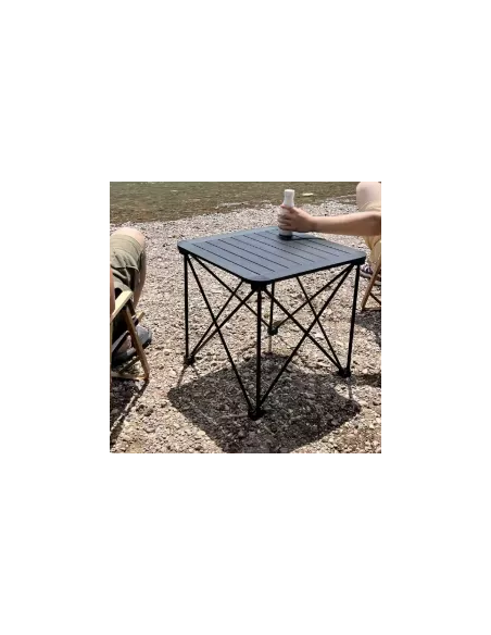 Mesa Plegable camping 46×46×45cm BragusCamp T500: ligera