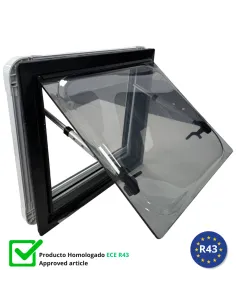 Hinged Window Vanlook 1100x450mm with Blind & Mosquito Net