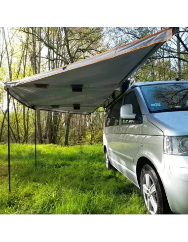 Toldo Lateral BRAGUSCAMP Abako 180º | 4x4 Camper 200 cm Autoportante