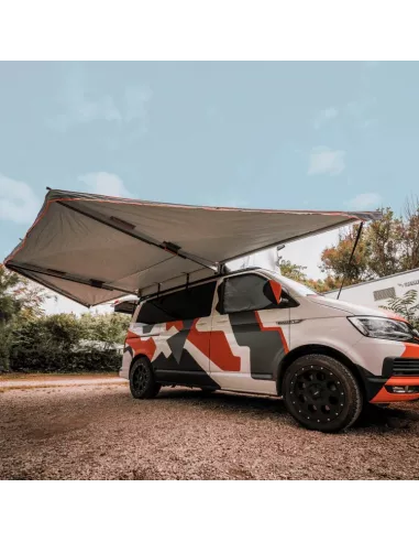 Toldo Lateral BRAGUSCAMP Abako 180º | 4x4 Camper 200 cm Autoportante