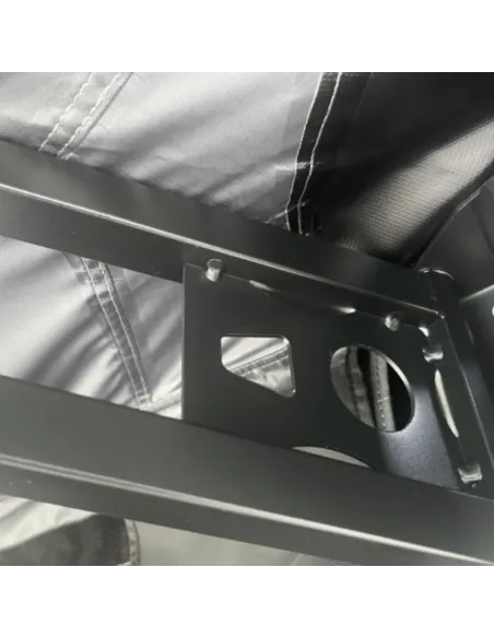 Tenda Laterale da 270º 2,5m Grigio Premium Lato Destro