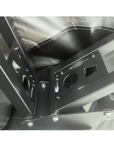 Tenda Laterale da 270º 2,5m Grigia Premium Lato Sinistro