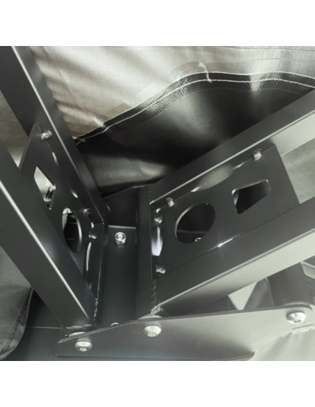 Toldo Lateral de 270º Premium Cinza 2,5m Esquerdo 4x4