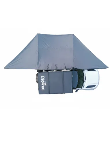 Toldo Lateral 180º Braguscamp (2,0m) Cinza PREMIUM