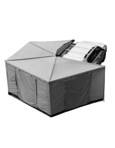 Wall for Awning 270° Braguscamp (2.5 m) Gray Right Side