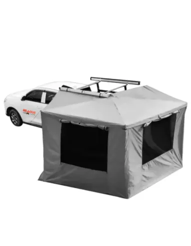 Parede para Toldo 270° Braguscamp (2,5 m) Cinza Lado Direito