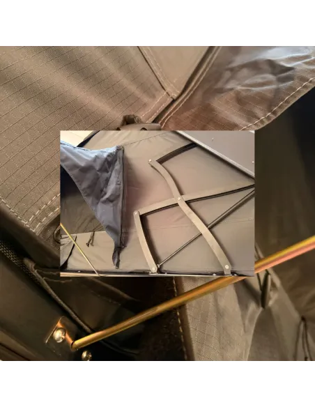 Familien-Dachzelt SAHARA 160cm Braguscamp: Komfort & Abenteuer für 4