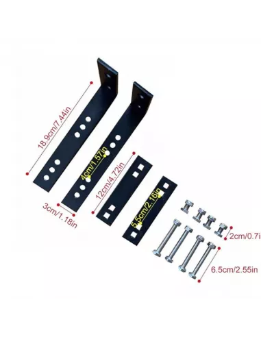 Auvent BRAGUSCAMP 4x4 Camper LED 2x2,5 m kaki