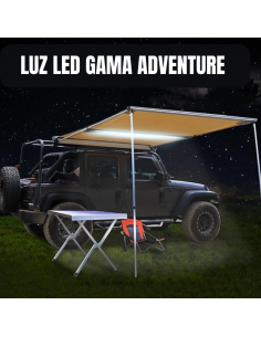 BRAGUSCAMP 4x4 Camper Markise 2x2.5m with LED | UV50+ Khaki 2