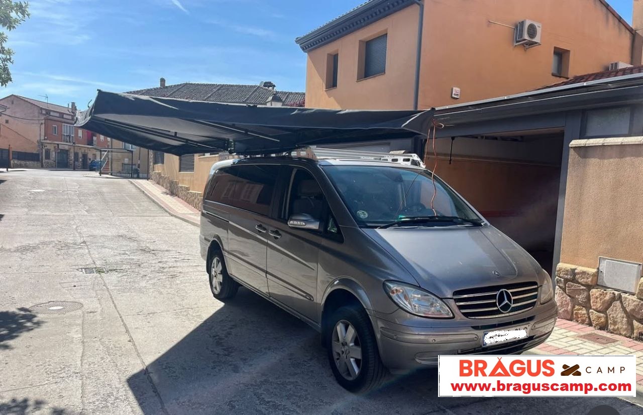 Toldo Lateral BRAGUSCAMP Abako 180º | 4x4 Camper 200 cm Autoportante