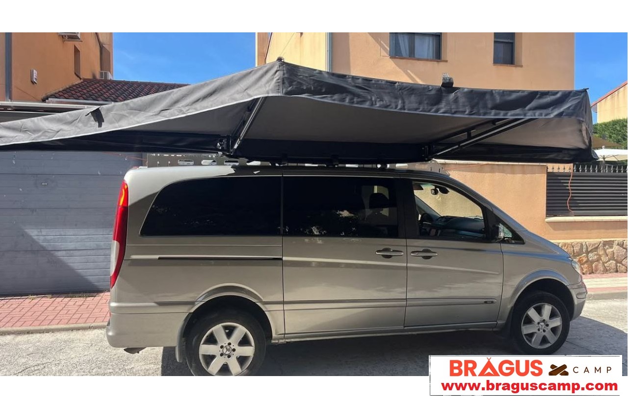 Toldo 270º BRAGUSCAMP Aluminio Reforzado 230 cm con Luz LED | 4x4 Camper