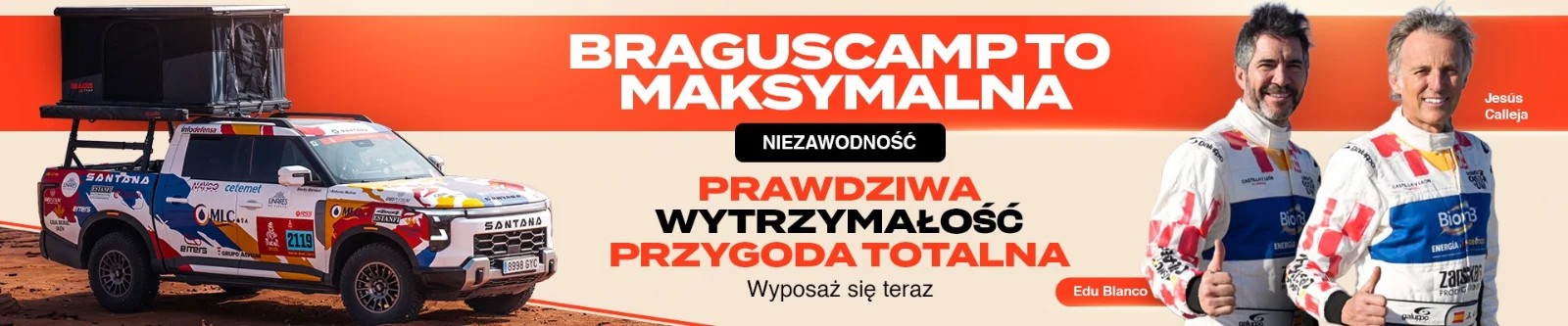 BRAGUSCAMP - Braguscampcom zapisuje sie w historii dakaru 2026 ostateczny test namiotow dachowych