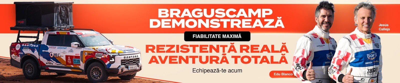 BRAGUSCAMP - Braguscampcom intra in istoria dakar 2026 testul suprem pentru corturile de plafon